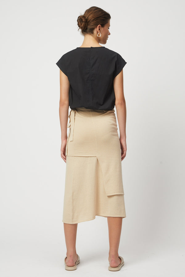 Atelier Delphine Midi Skirt With Tie