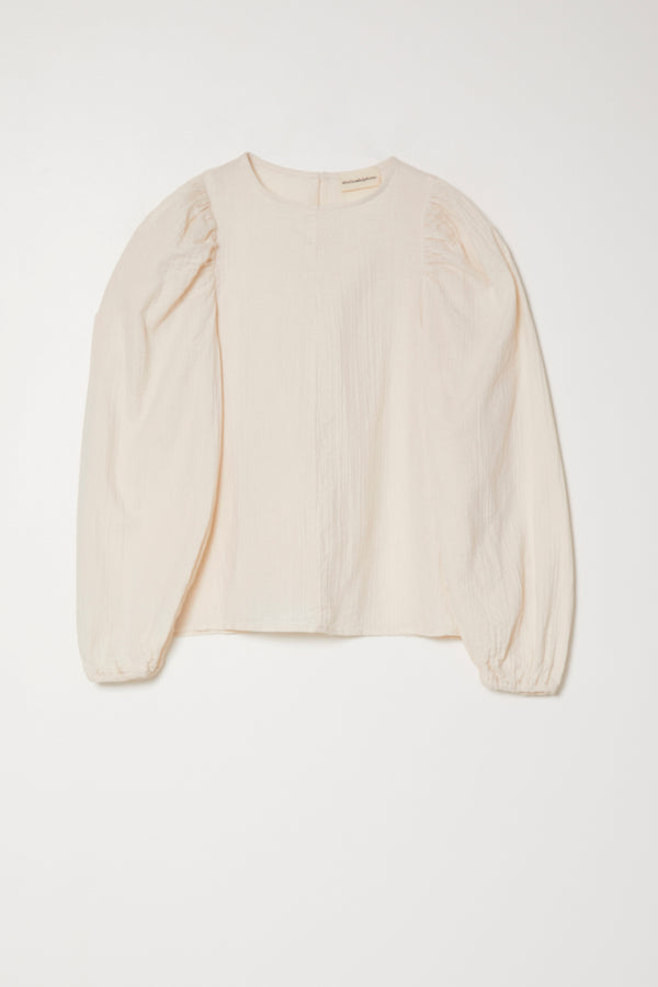 Atelier Delphine Petria Top In Crinkled Cotton