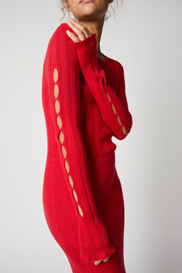 Atelier Delphine POINTELLE DRESS L/S W/ EYELET