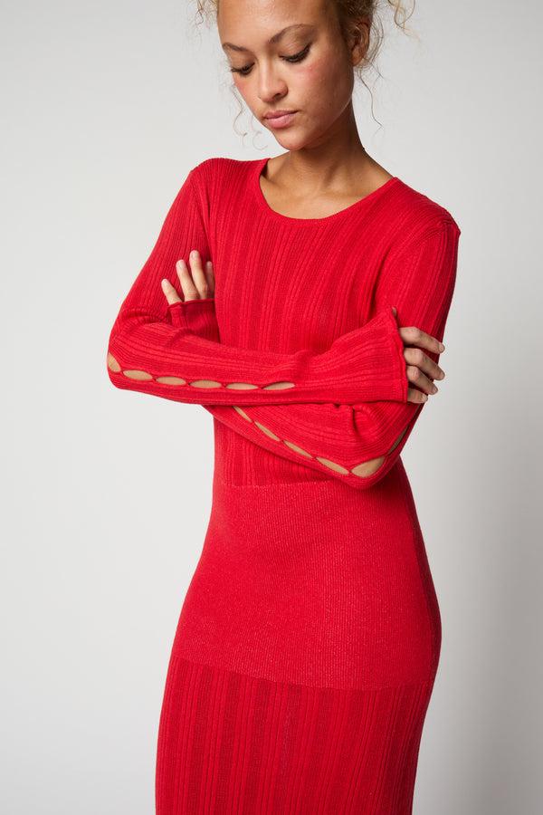 Atelier Delphine POINTELLE DRESS L/S W/ EYELET