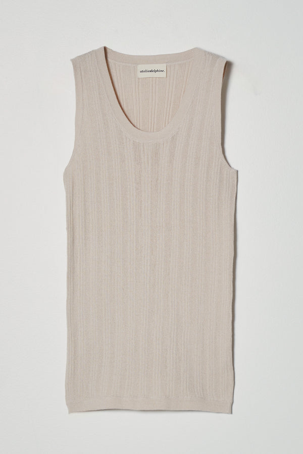 Atelier Delphine POINTELLE RELAXED TANK
