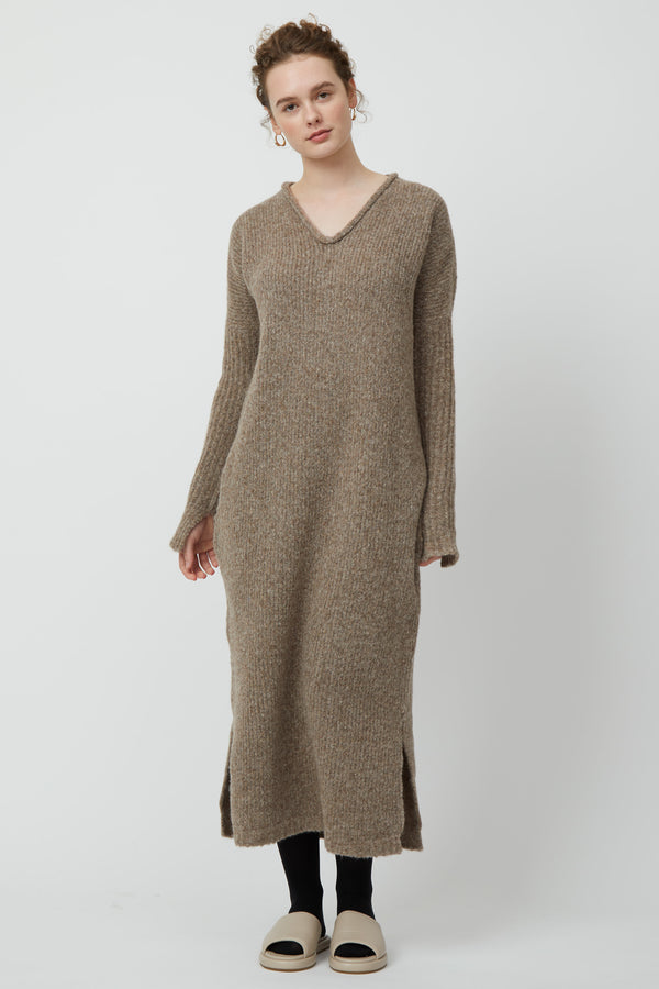atelier delphine RELAXED V-NECK DRESS