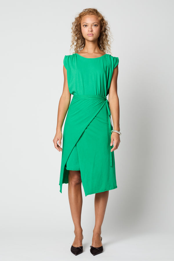 atelier delphine ROLLED UP SLEEVE TUNIC DRESS