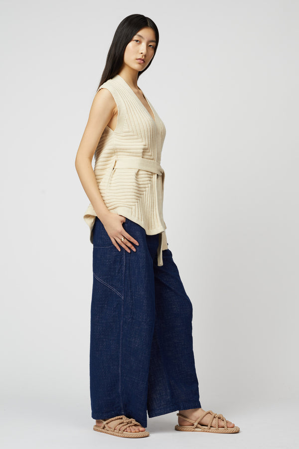 Atelier Delphine SLEEVELESS CARDIGAN