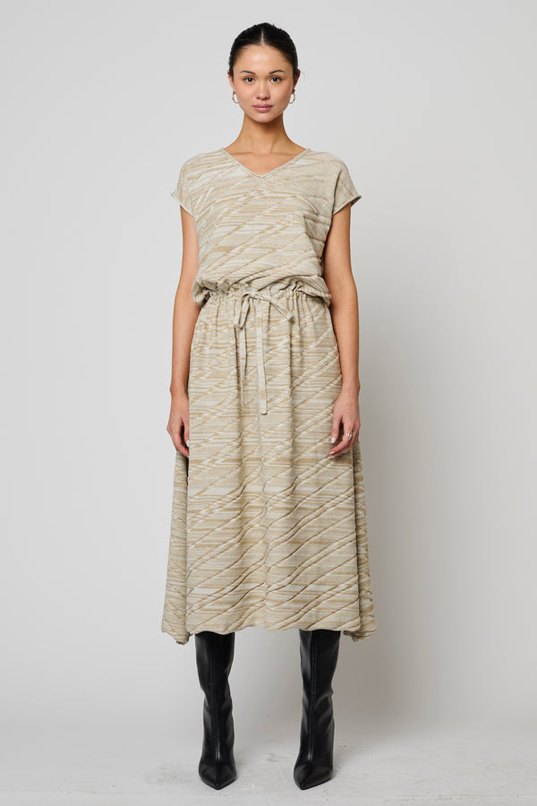 Atelier Delphine SLOUCHY HEM LONG DRESS