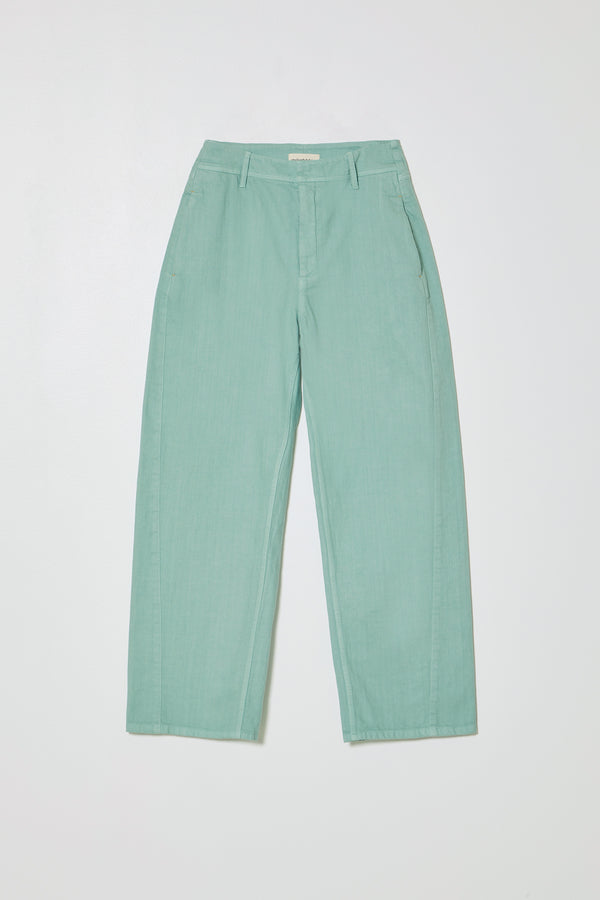 atelier delphine TWISTED PANT IN MINT