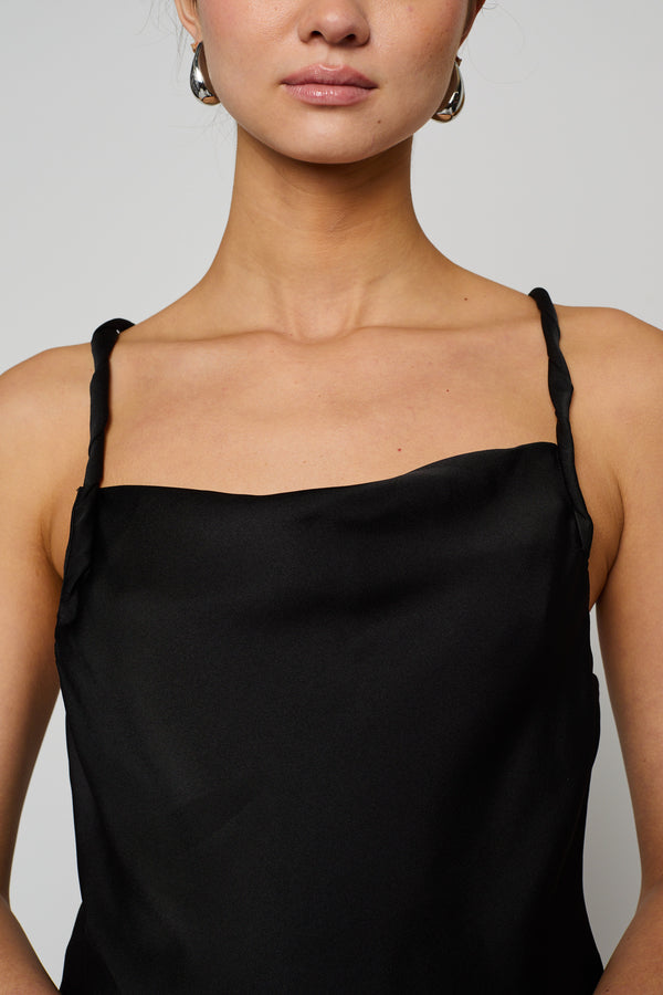 Atelier Delphine TWISTED SATIN TOP