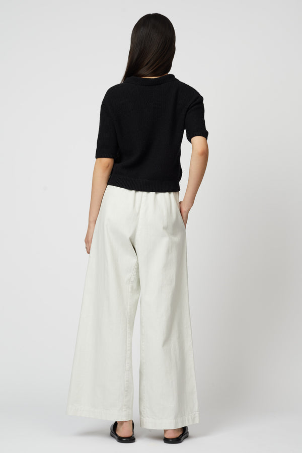 Atelier Delphine Wide Pant - Drapey Bio Washed Twill