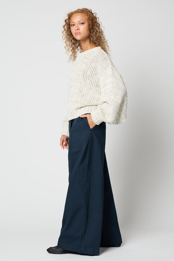 Atelier Delphine BALLOON SLEEVE IN TEXTURE LOOSE COTTON