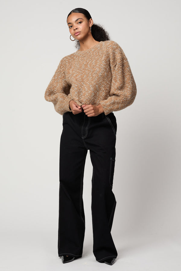Atelier Delphine BALLOON SLEEVE SWEATER IN FRENCH TERRY
