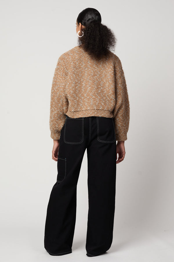 Atelier Delphine BALLOON SLEEVE SWEATER IN FRENCH TERRY