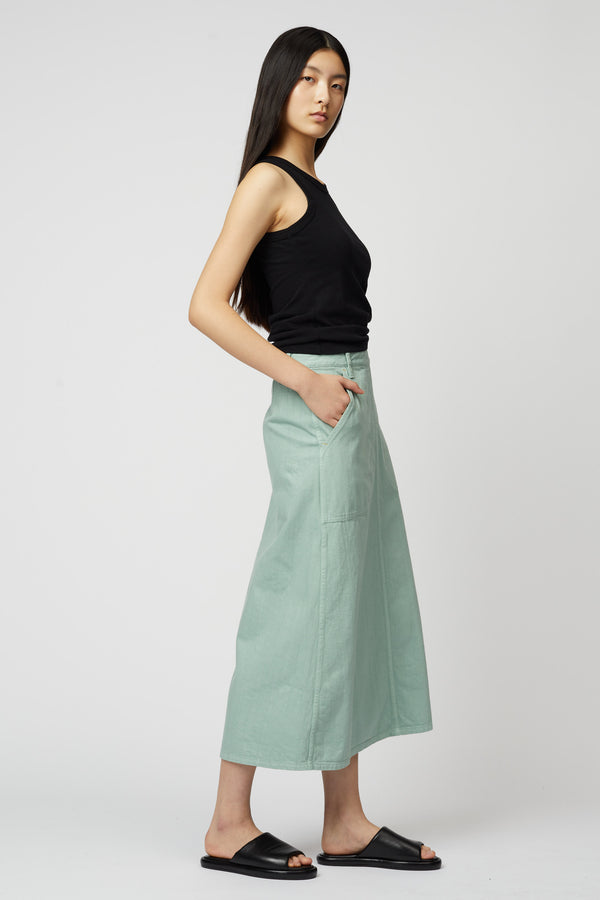 Atelier Delphine Erin Skirt - Drapey Bio Washed Twill