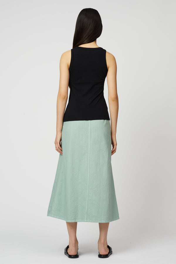 Atelier Delphine Erin Skirt - Drapey Bio Washed Twill