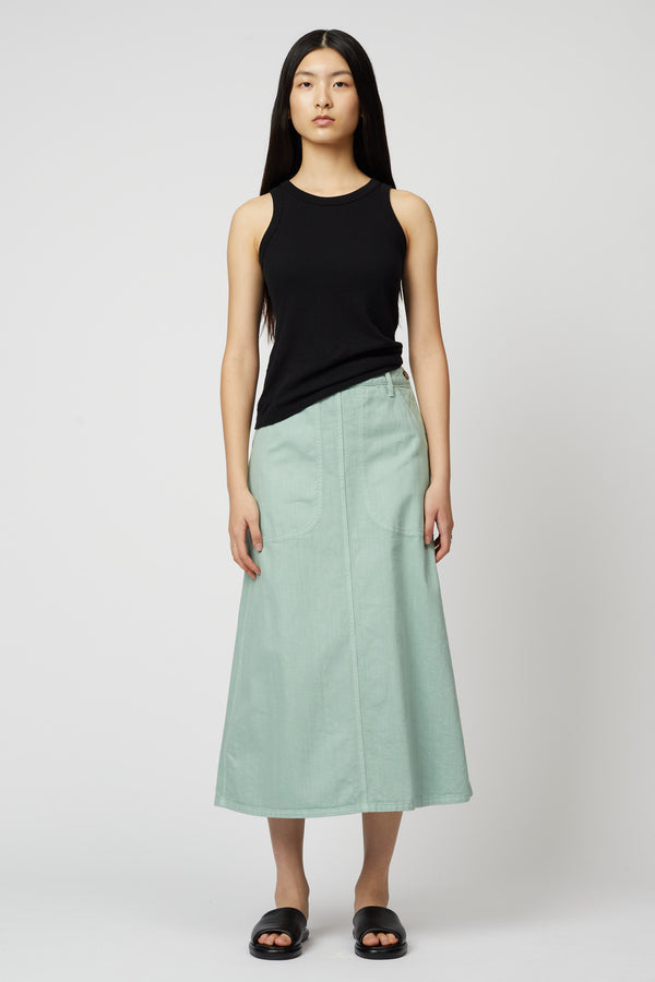 atelier delphine Erin Skirt - Drapey Bio Washed Twill