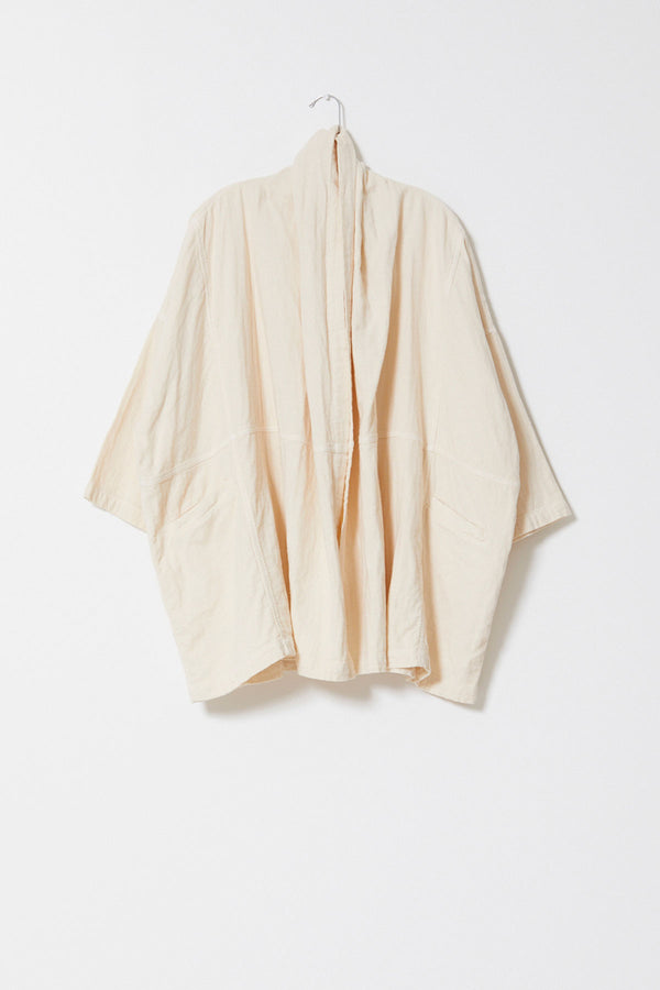 atelier delphine Haori Coat in Lightweight Crinkled Cotton Core Colors
