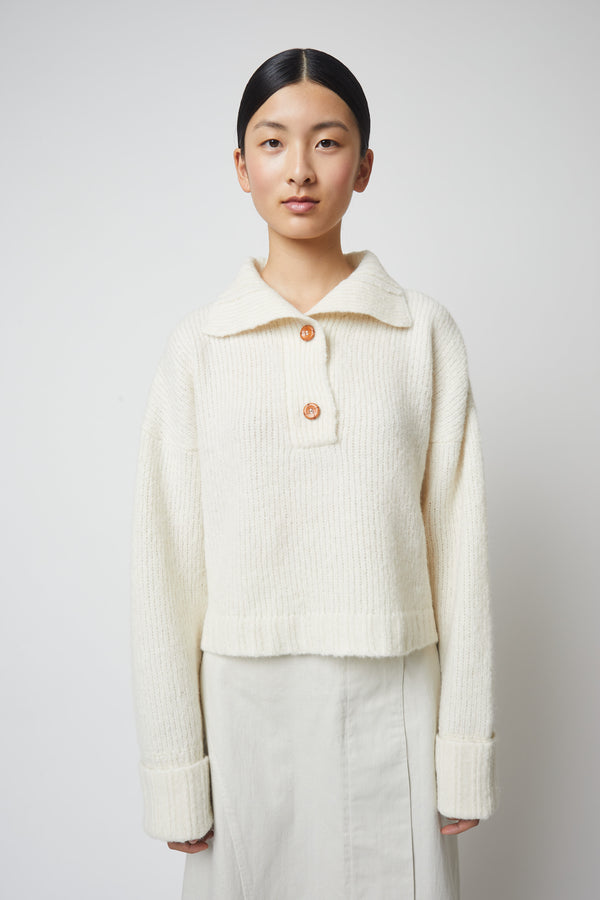atelier delphine STAND COLLAR JUMPER FALL 24 COLORS