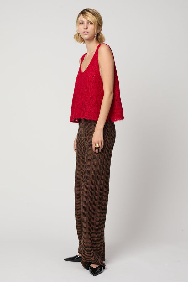 Atelier Delphine SWEATER TANK IN SURI ALPACA AIRY KNIT