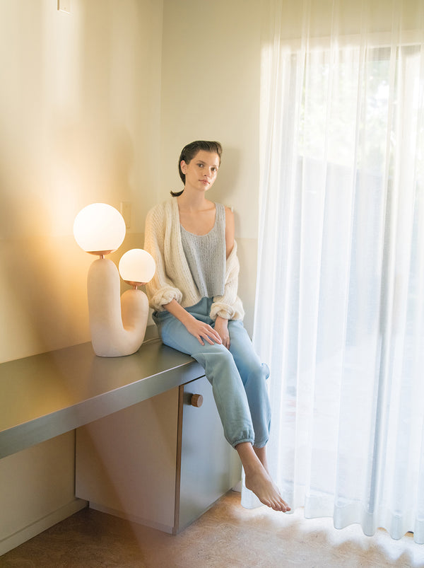 Atelier Delphine Sweater Tank In Suri Alpaca Airy Knit