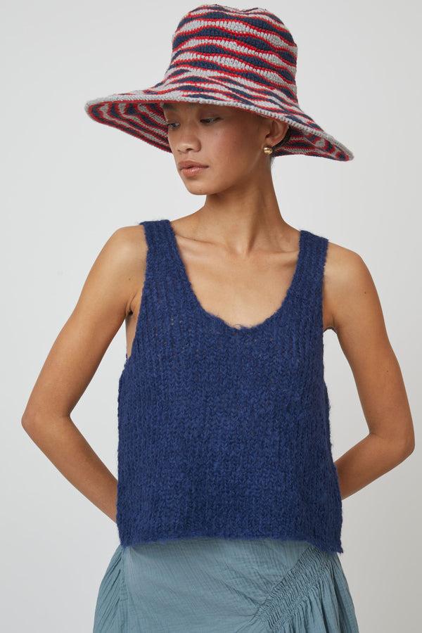 atelier delphine Sweater Tank in Suri Alpaca Airy Knit