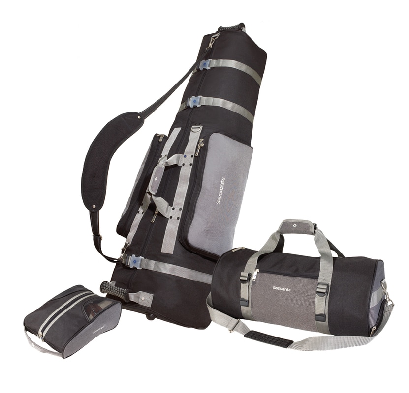 Athalon SAMSONITE DELUXE THREE PIECE GOLF TRAVEL SET ​- #700