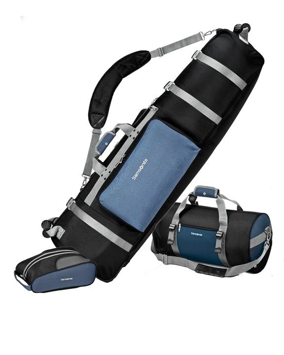 athalon SAMSONITE DELUXE THREE PIECE GOLF TRAVEL SET ​- #700
