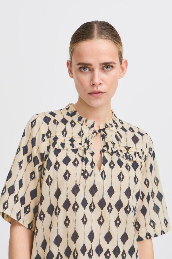 atelier reve IHEMMERETTA Blouse with short sleeve
