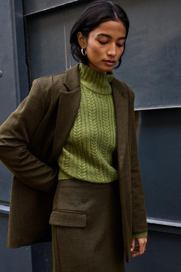 atelier reve IHKATE JACQUARD OVERSIZE Blazer