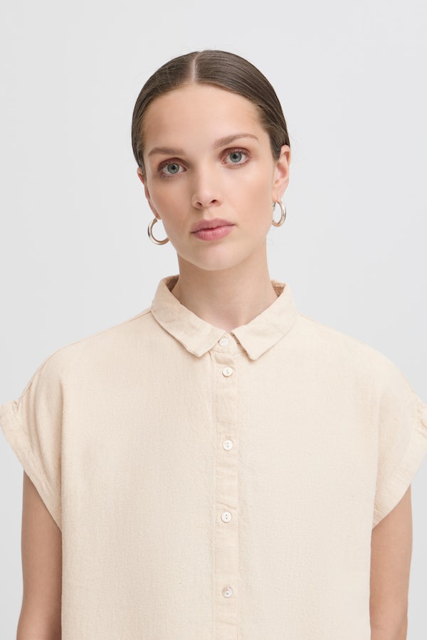 atelier reve IHLINNO Blouse with short sleeve