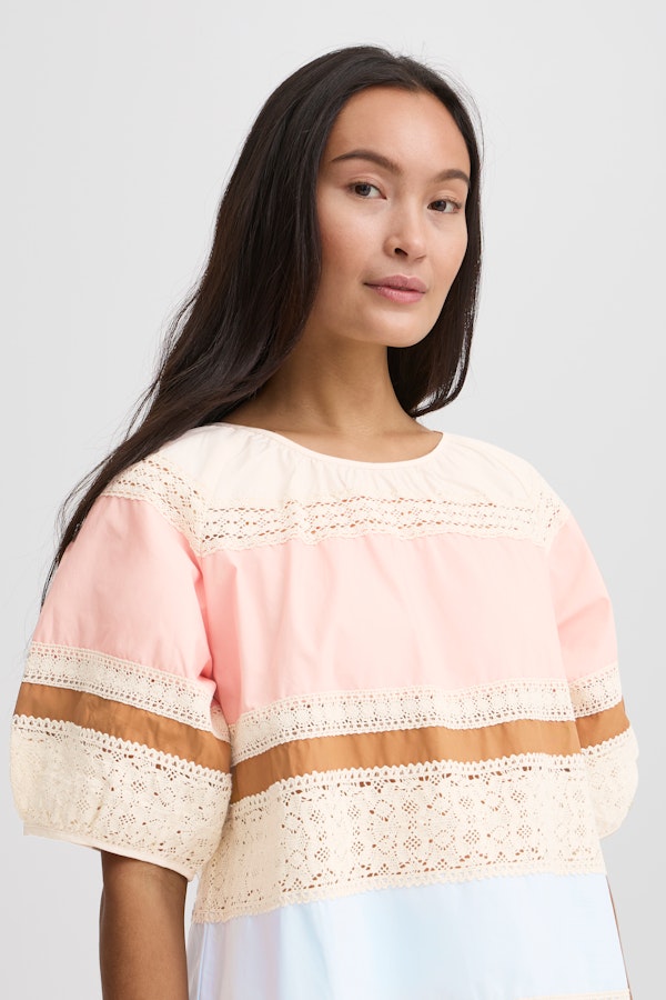 atelier reve IRALICE Blouse with short sleeve