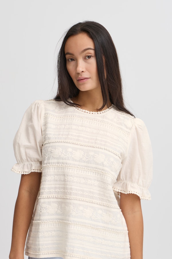 atelier reve IRGINA Blouse with short sleeve