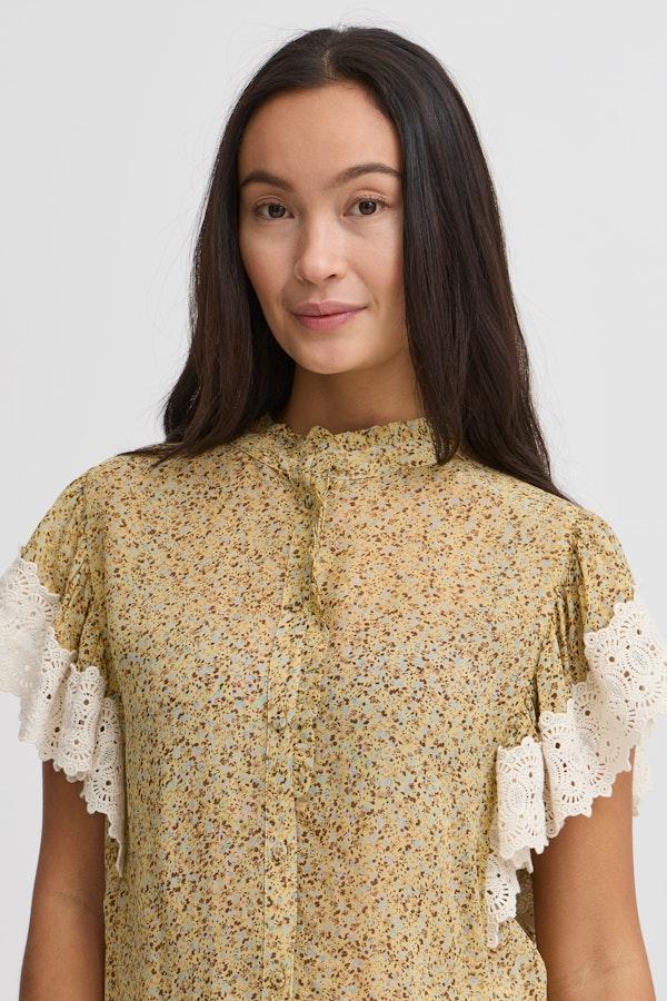 atelier reve IRKARLA Blouse with short sleeve