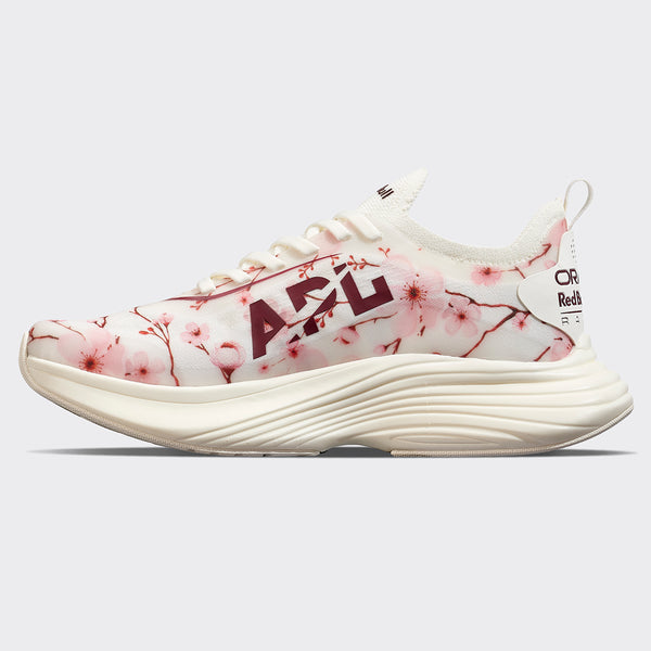 Athletic Propulsion Labs Women's APL Podium Ivory / Burgundy / Cherry Blossom