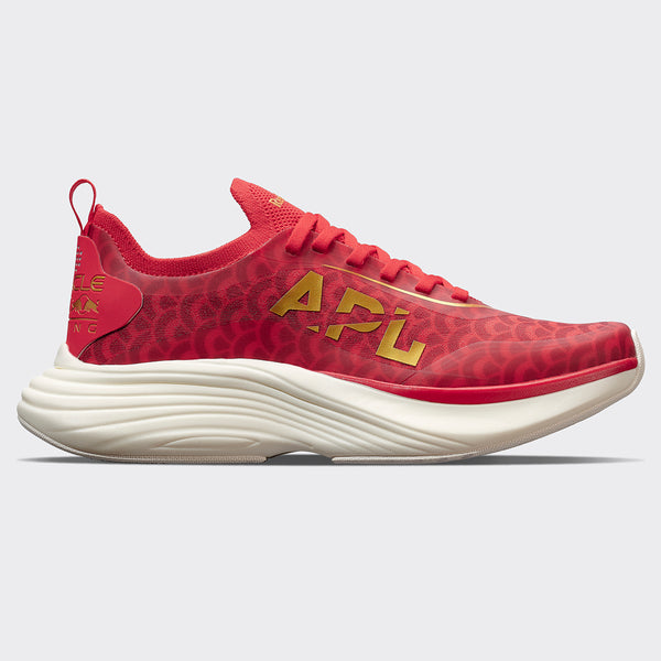 athletic propulsion labs Women's APL Podium Red / Ivory / 24K