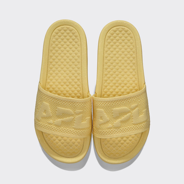 athletic propulsion labs Women's Big Logo TechLoom Slide Buttercream / Speckle