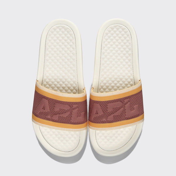 athletic propulsion labs Women's Big Logo TechLoom Slide Cedar / Mango / Vanilla
