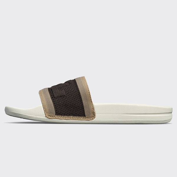 Athletic Propulsion Labs Women's Big Logo TechLoom Slide Chocolate / Almond / Caramel