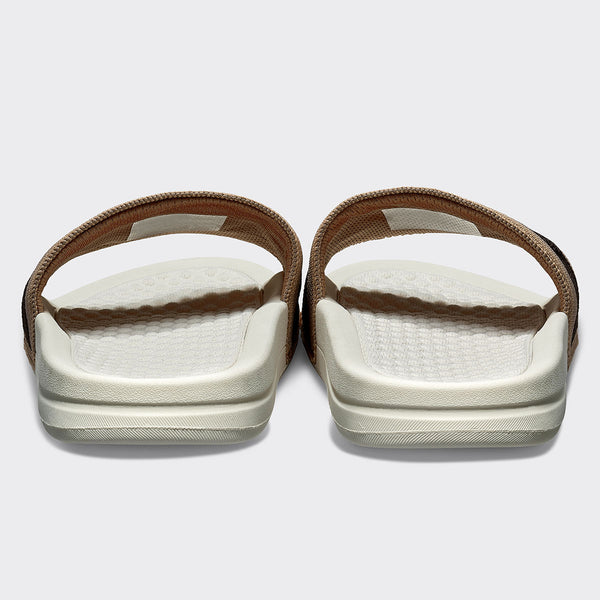 Athletic Propulsion Labs Women's Big Logo TechLoom Slide Chocolate / Almond / Caramel