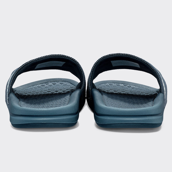 Athletic Propulsion Labs Women's Big Logo TechLoom Slide Deep Petrol / Aqua Mist