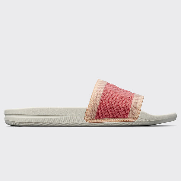 Athletic Propulsion Labs Women's Big Logo TechLoom Slide Fire Coral / Blush / Faded Peach