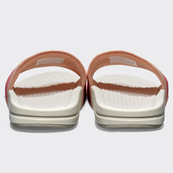 Athletic Propulsion Labs Women's Big Logo TechLoom Slide Fire Coral / Blush / Faded Peach