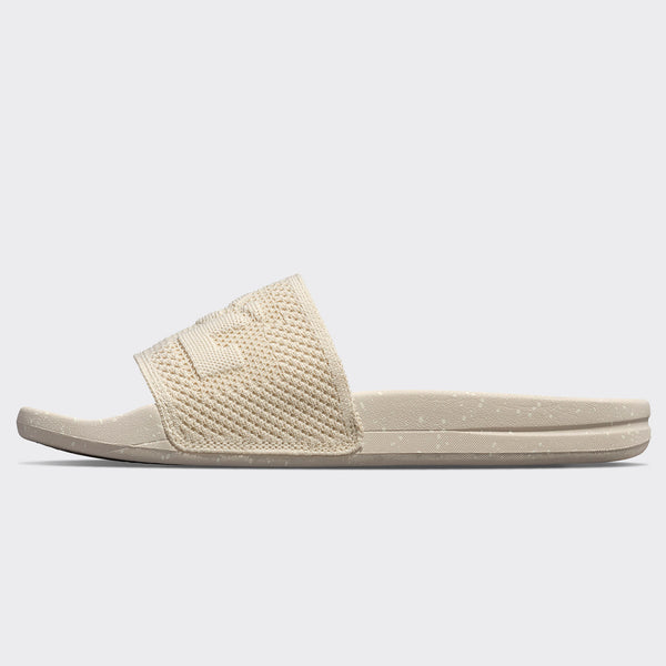 Athletic Propulsion Labs Women's Big Logo TechLoom Slide Greige / Ivory / Speckle