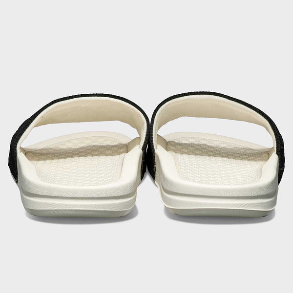 Athletic Propulsion Labs Women's Big Logo TechLoom Slide Ivory / Black