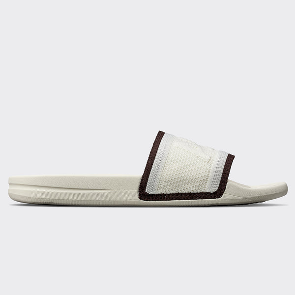 Athletic Propulsion Labs Women's Big Logo TechLoom Slide Ivory / Chocolate