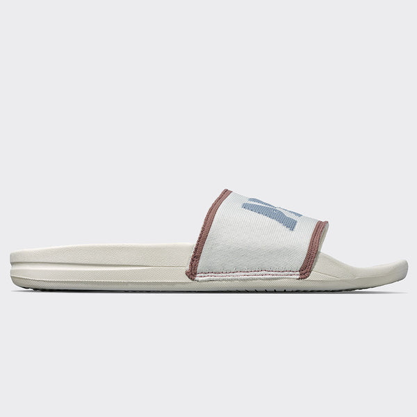 Athletic Propulsion Labs Women's Big Logo TechLoom Slide Ivory / Forged Blue / Beachwood