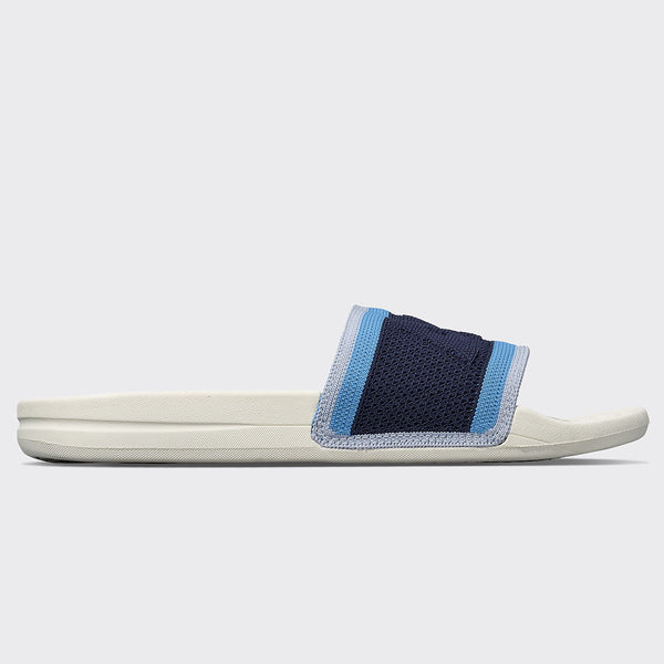 Athletic Propulsion Labs Women's Big Logo TechLoom Slide Navy / Coastal Blue / Ivory