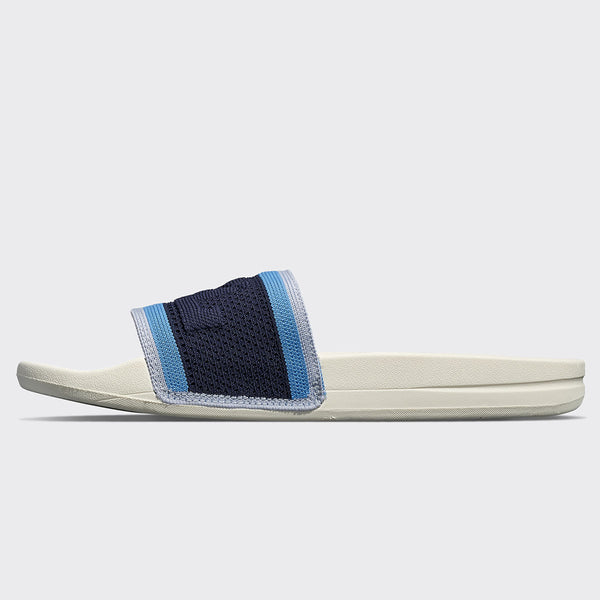 Athletic Propulsion Labs Women's Big Logo TechLoom Slide Navy / Coastal Blue / Ivory