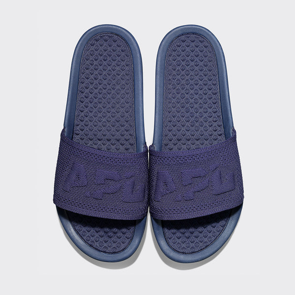 athletic propulsion labs Women's Big Logo TechLoom Slide Navy