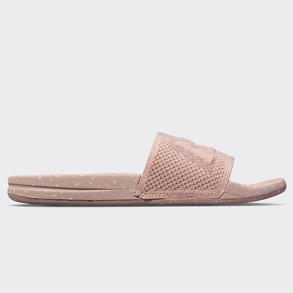 Athletic Propulsion Labs Women's Big Logo TechLoom Slide Parisian Dusk / Chalk / Speckle