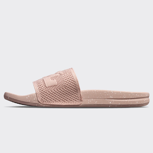 Athletic Propulsion Labs Women's Big Logo TechLoom Slide Parisian Dusk / Chalk / Speckle