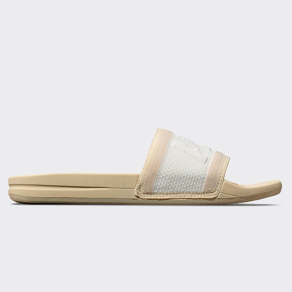 Athletic Propulsion Labs Women's Big Logo TechLoom Slide Vanilla / Alabaster / Ivory